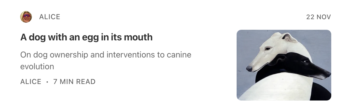 screenshot of emails